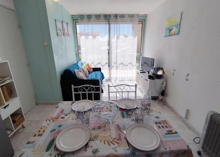 T2 - Parking - Wifi - Proche - Calme - 2 Pers - Narbonne-plage - Fr-1-795-15 *